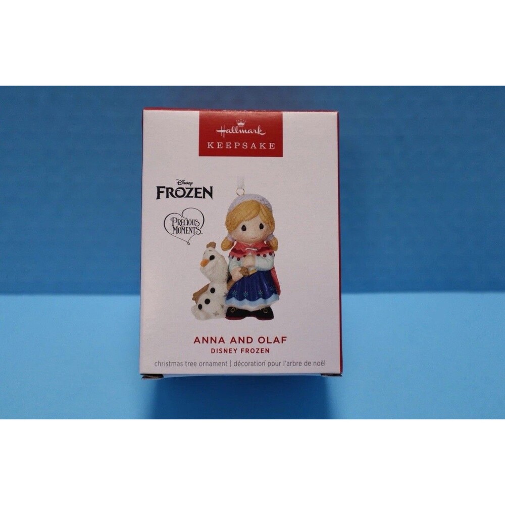 2024 Hallmark Porcelain Precious Moments ANNA AND OLAF Disney Frozen BRAND NEW